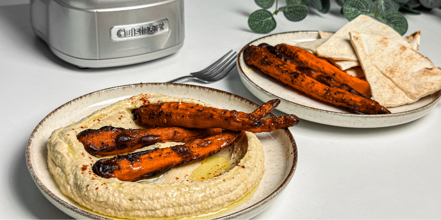 Rețetă hummus cu morcovi caramelizați